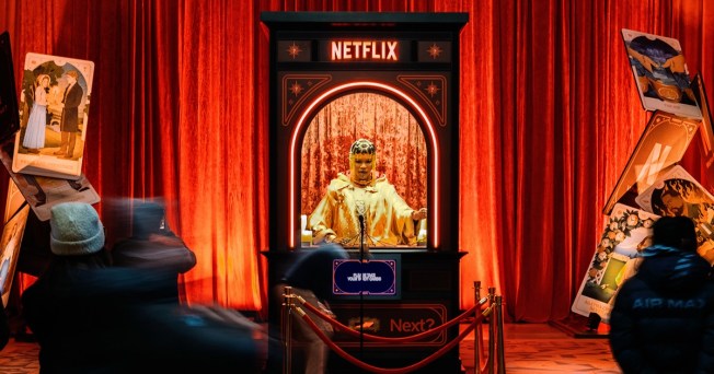 Teyana Taylor stars as a tarot reader in Netflix's new campaign, so the company turned her into a lifelike animatronic.
